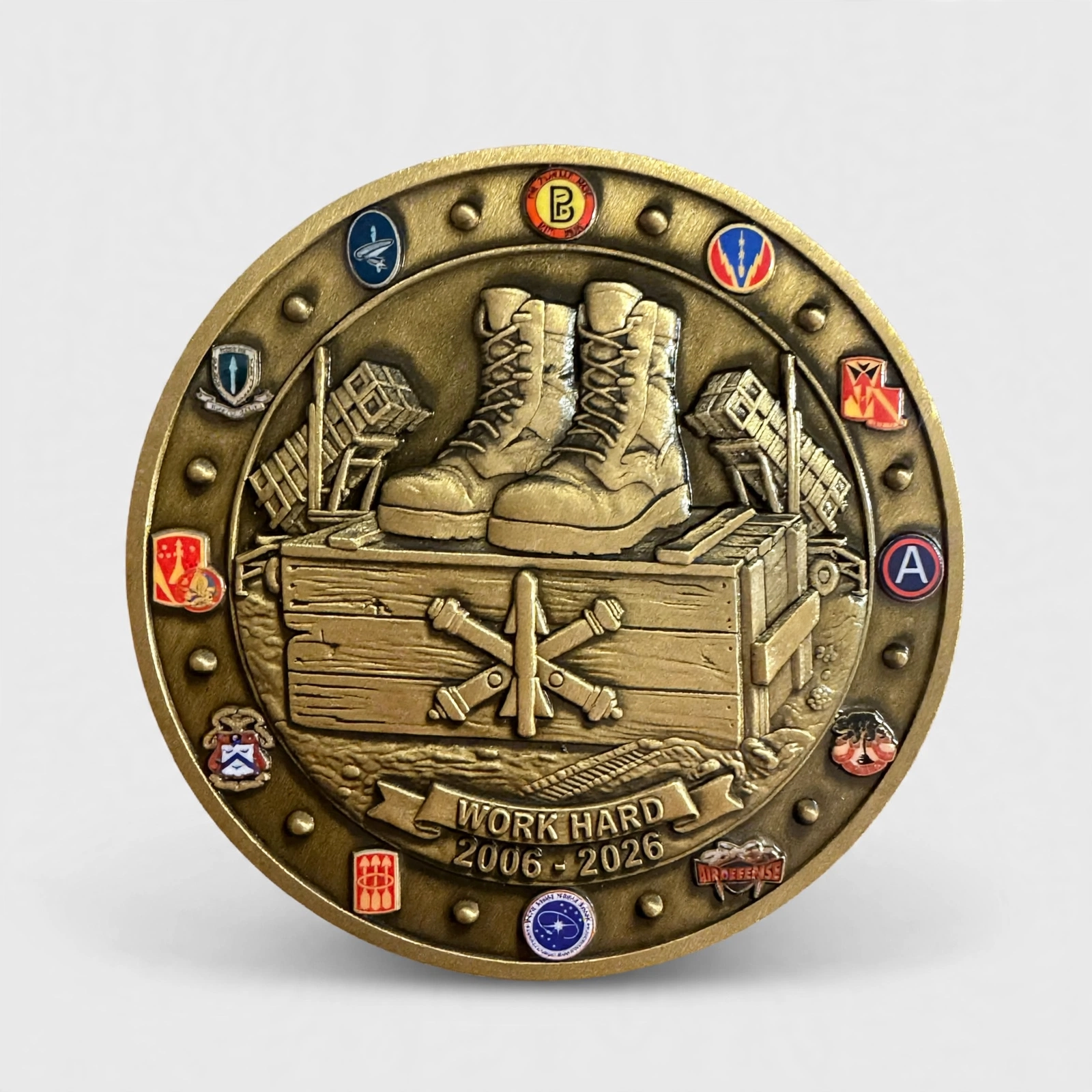 Work Hard 2006-2026 Coin
