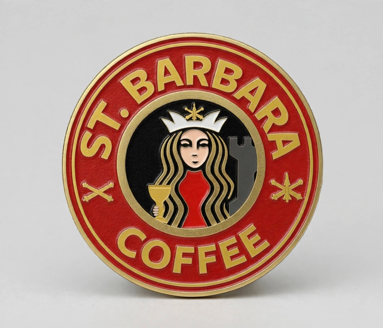 St. Barbara Coffee Coin