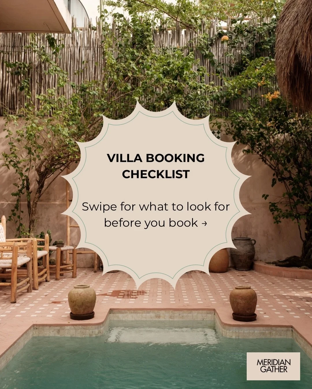 Before you book that villa, check these boxes ✅

I&rsquo;ve seen too many people skip these steps and end up with:
&bull; Hidden fees that double the cost
&bull; &ldquo;Ocean view&rdquo; that&rsquo;s actually a 20-min drive
&bull; No AC in the bedroo