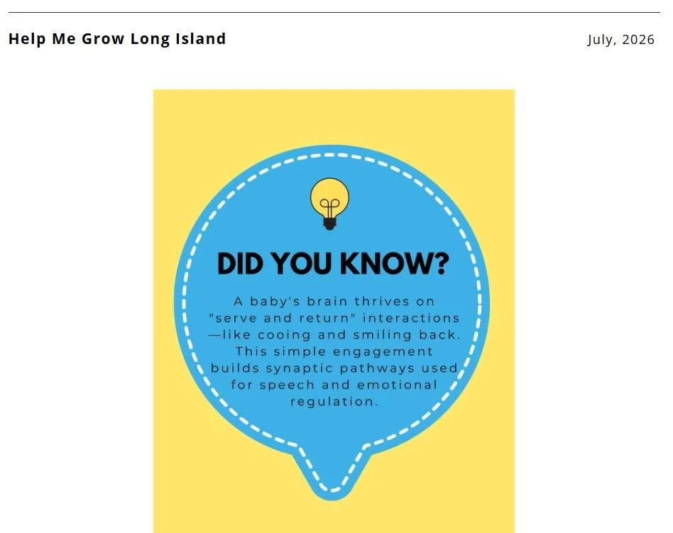 📬 Help Me Grow Long Island: Latest Newsletter Inside!