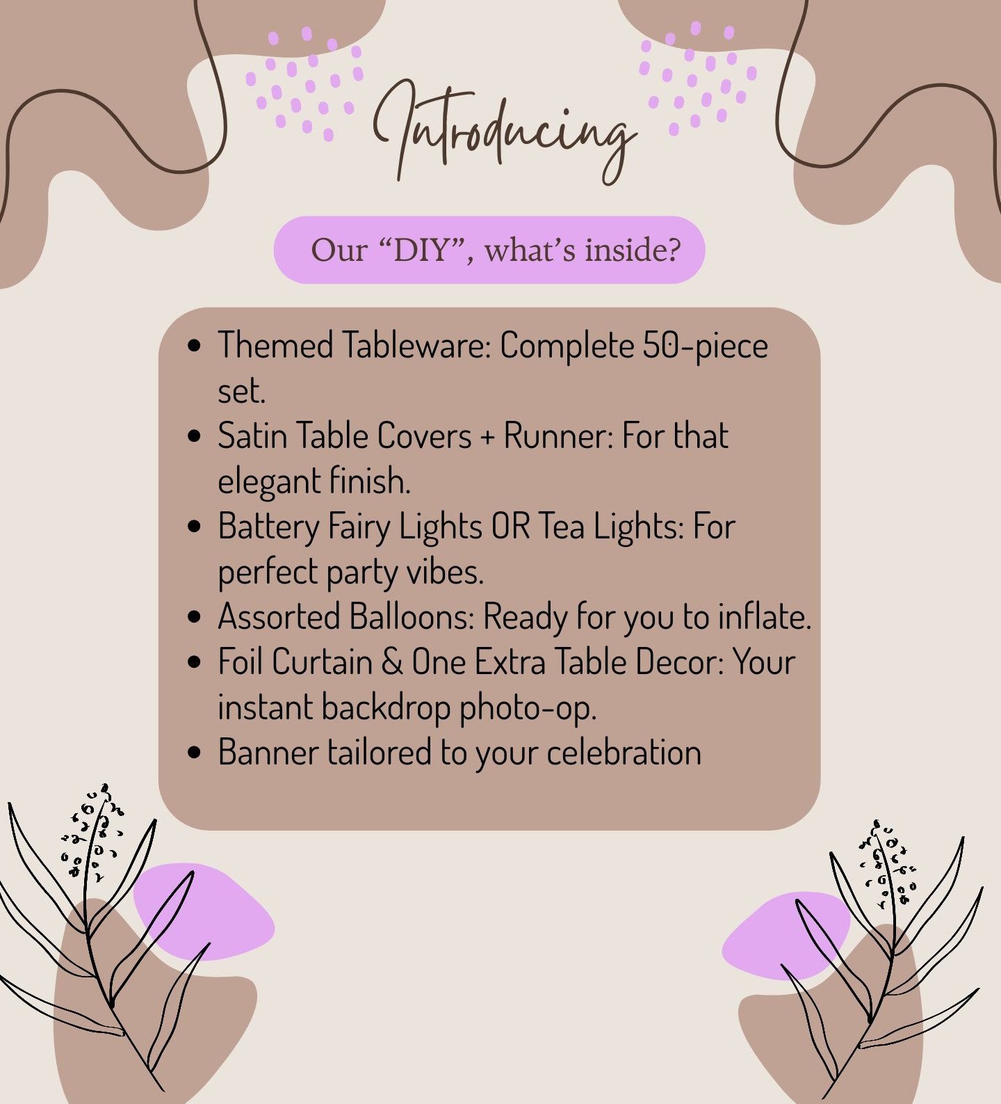 The "DIY" package