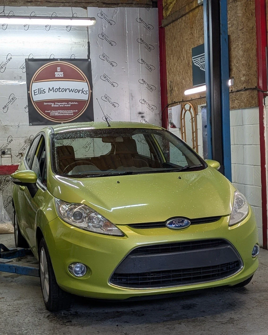 This Ford Fiesta came in a couple weeks ago for a service! During the service it was noticed that the gearbox had an oil leak from the Driveshaft Diff seal. Rebooked and carried out the job the other day! 
Driveshaft out, diff seal hooked out and gea