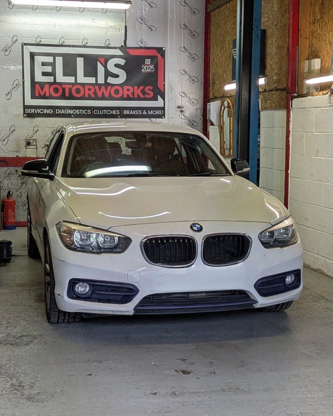 Collected this BMW 1 Series the other week for a slipping clutch! 
Pulled the gearbox and inspected everything, the flywheel has been extremely overheated and had a lot of high spots, along with excess play being a dual mass flywheel! 
New flywheel, 