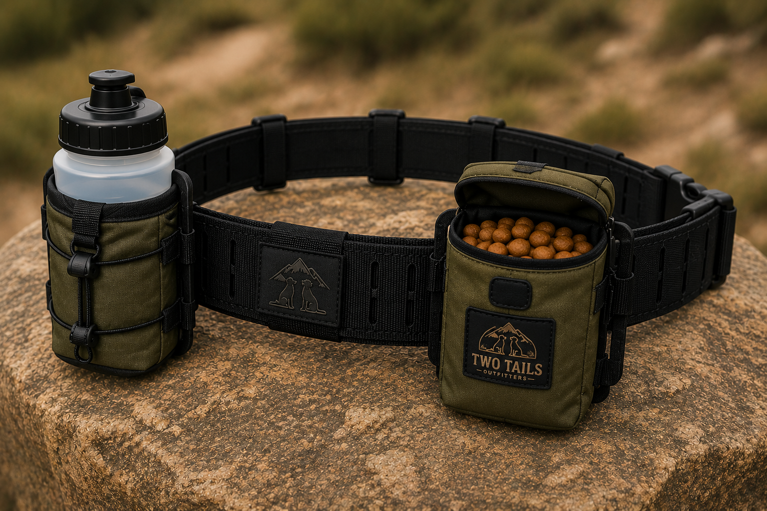 Hiking Belt with Basic Accessories