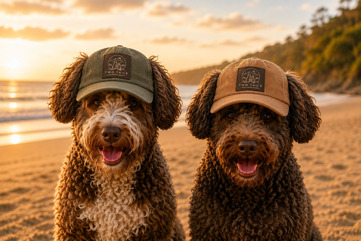 Two Tails Puppy Dog Hat