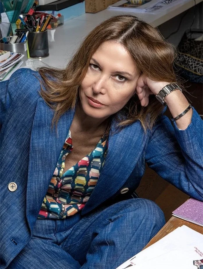 Letizia Denaro, founder and designer of JEi'S, in her studio