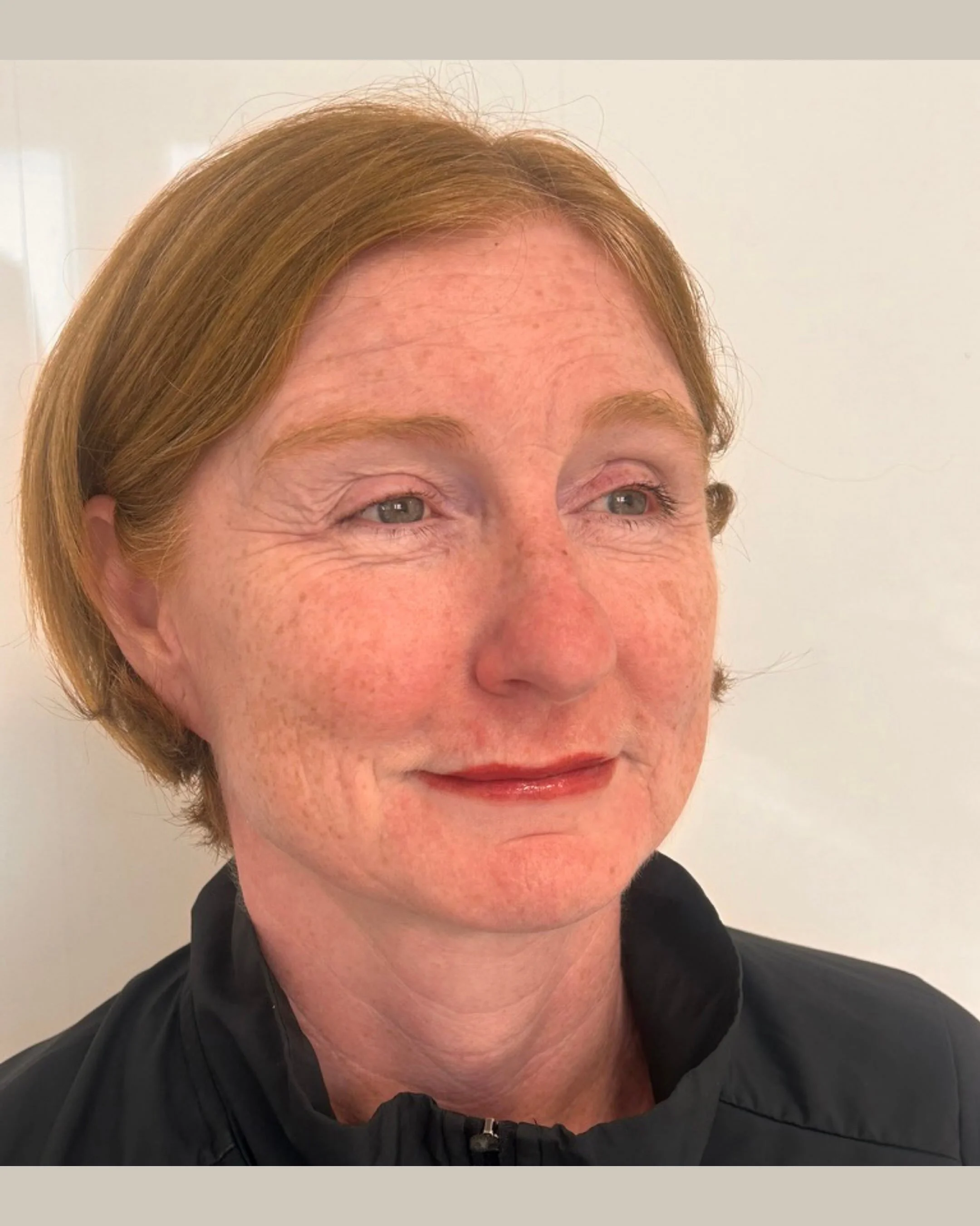 Lip blush &mdash; perfecting appointment for my lovely client Nicola.

Lip blush is a two-part treatment, with the second appointment taking place around 6&ndash;8 weeks after the initial treatment. This is the perfecting stage, where we assess how t