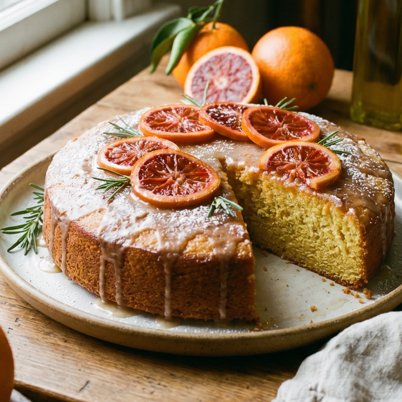 Blood Orange Olive Oil Cake