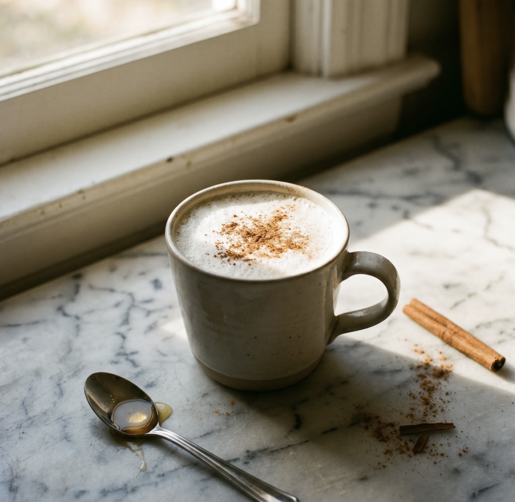 Spiced Honey Milk For Before Bed