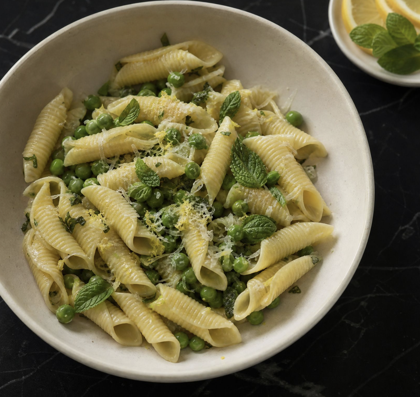 Spring Pea Pasta with Mint and Lemon