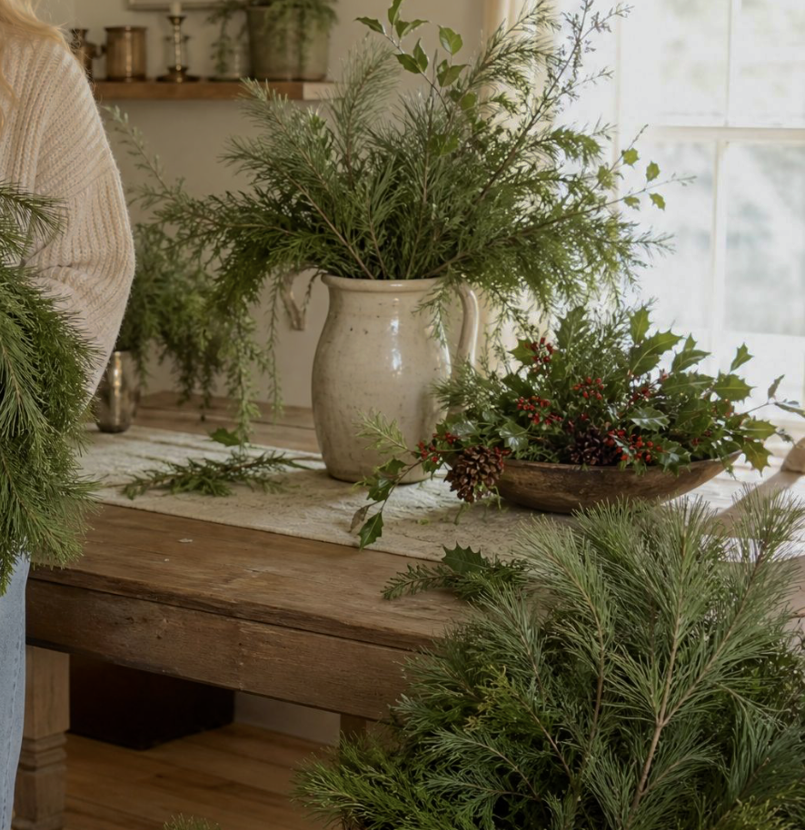 Decorating for the Holidays with Botanicals — No Plastic, Nothing from a Box
