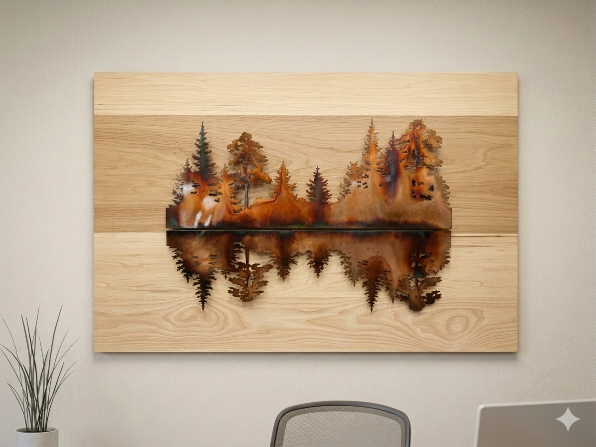 Tree Reflection Scene