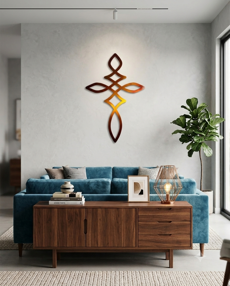 Contemporary Celtic Infinity Cross