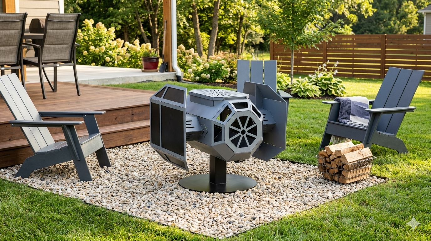 TIE Advanced Custom Metal Fire Pit