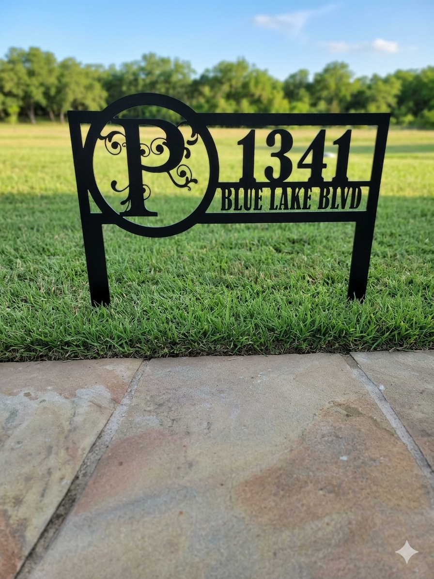Address sign