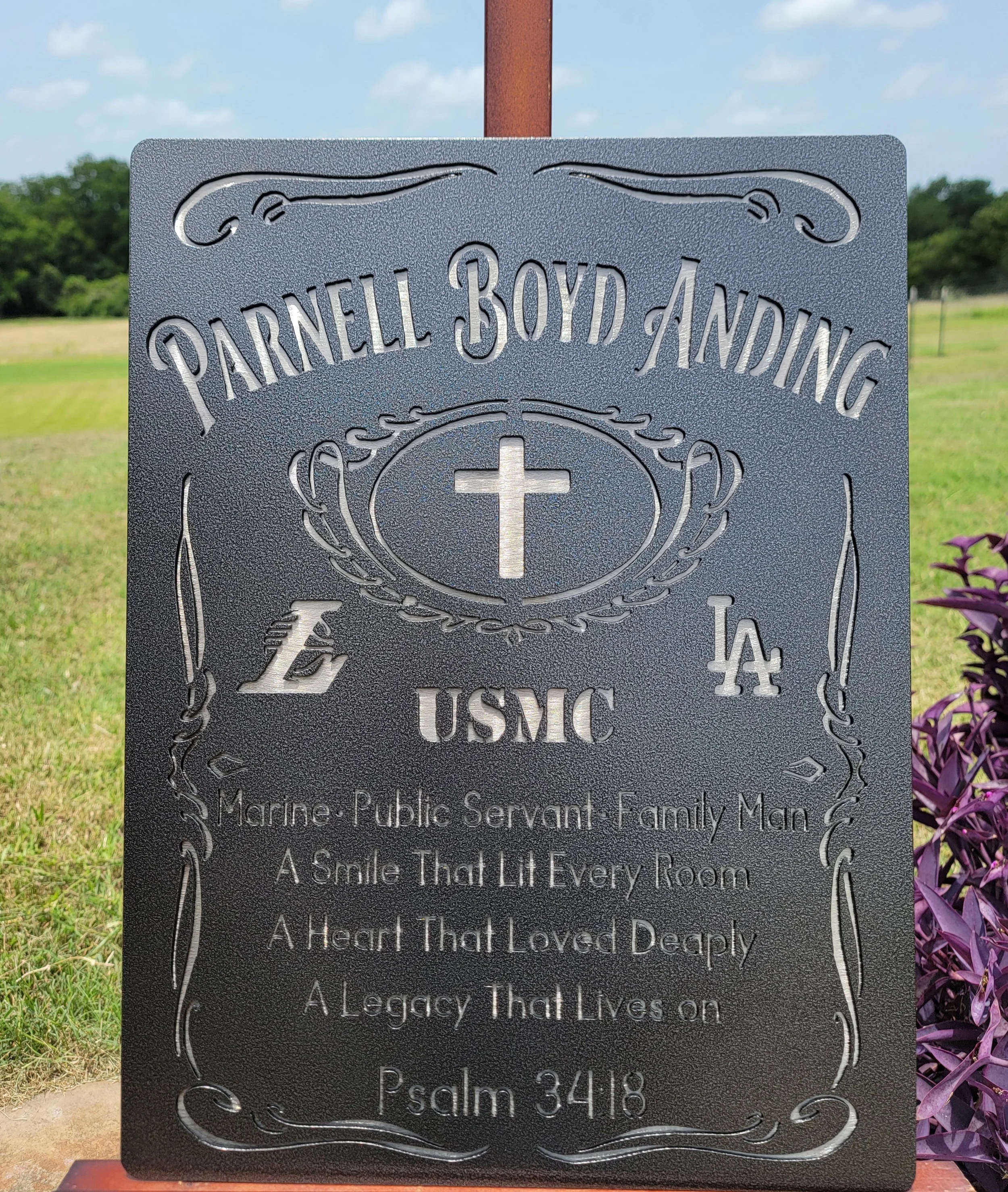 Custom Memorial Sign