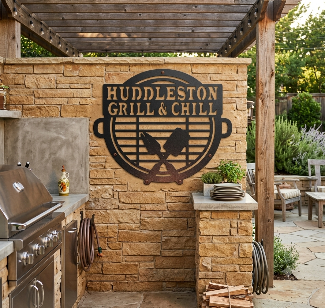 Personalized Backyard Grill & Chill