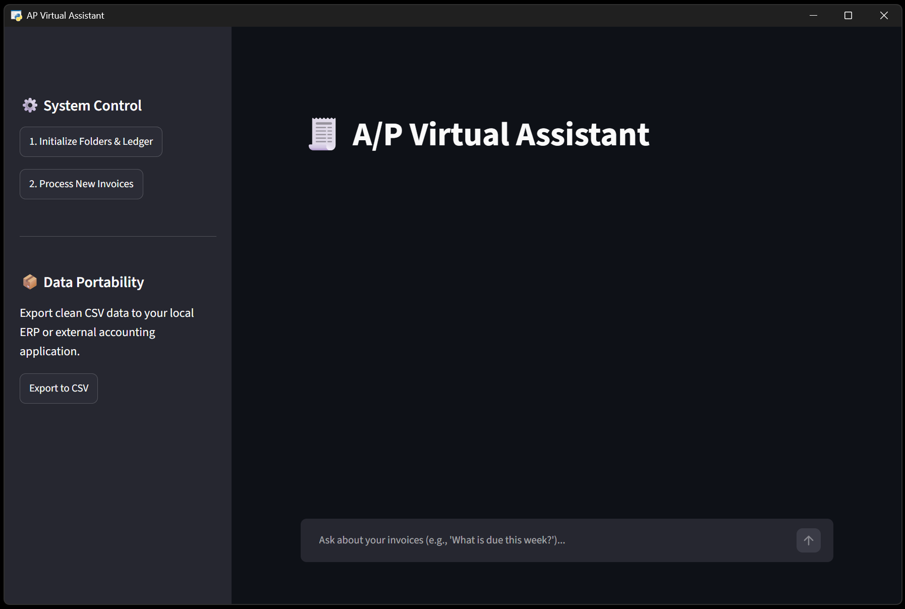 Accounts Payable AI Assistant
