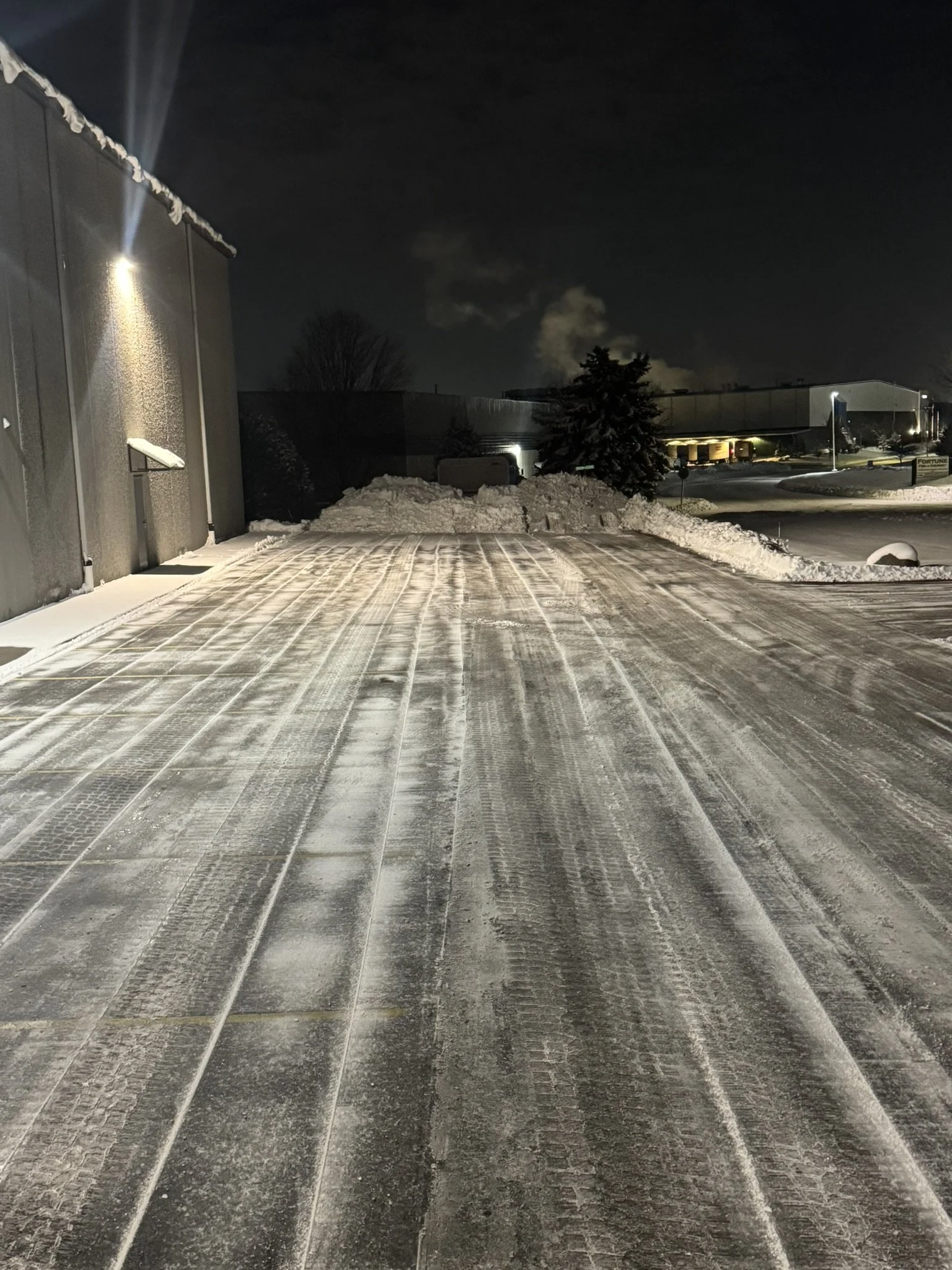 Live Edge Plow Brine Deicing