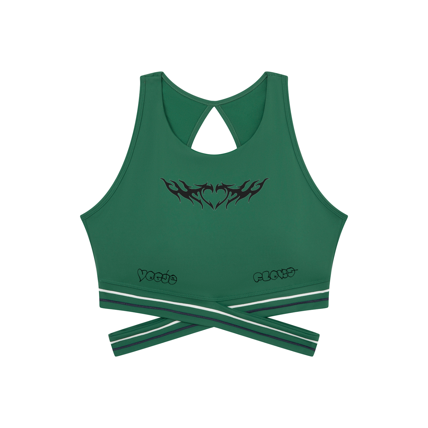 Vogue Flows Women’s Criss-Cross Band Sports Bra