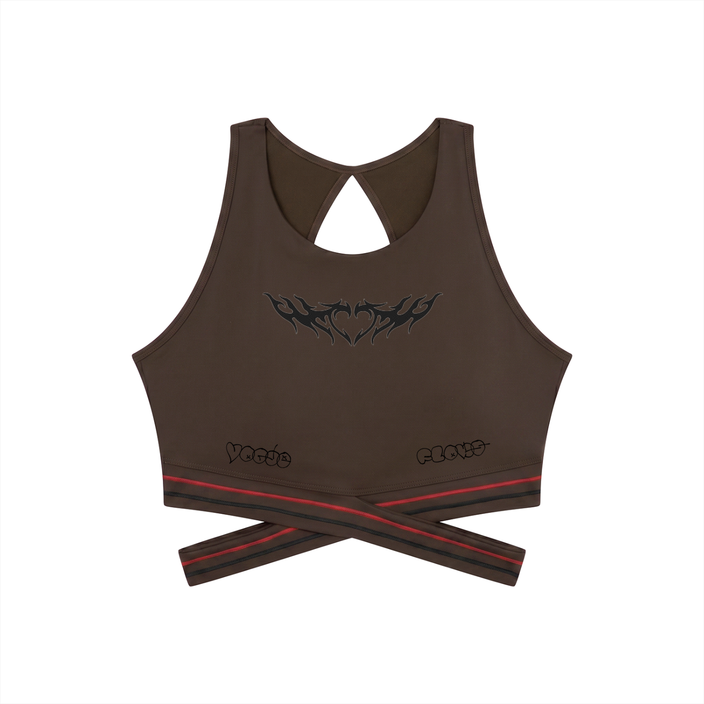 Vogue Flows Women’s Criss-Cross Band Sports Bra