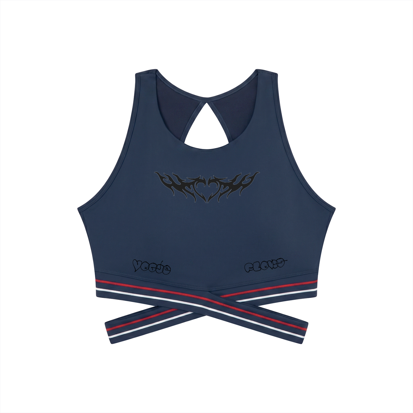 Vogue Flows Women’s Criss-Cross Band Sports Bra