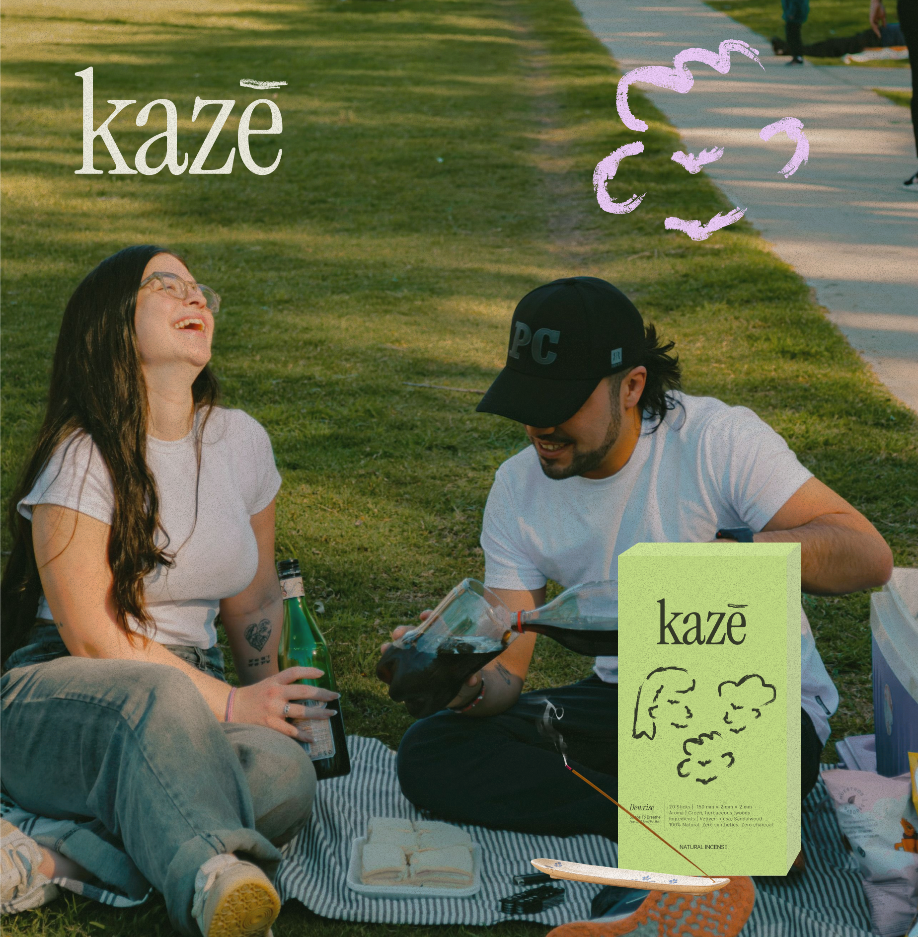 kazē - brand identity and package design