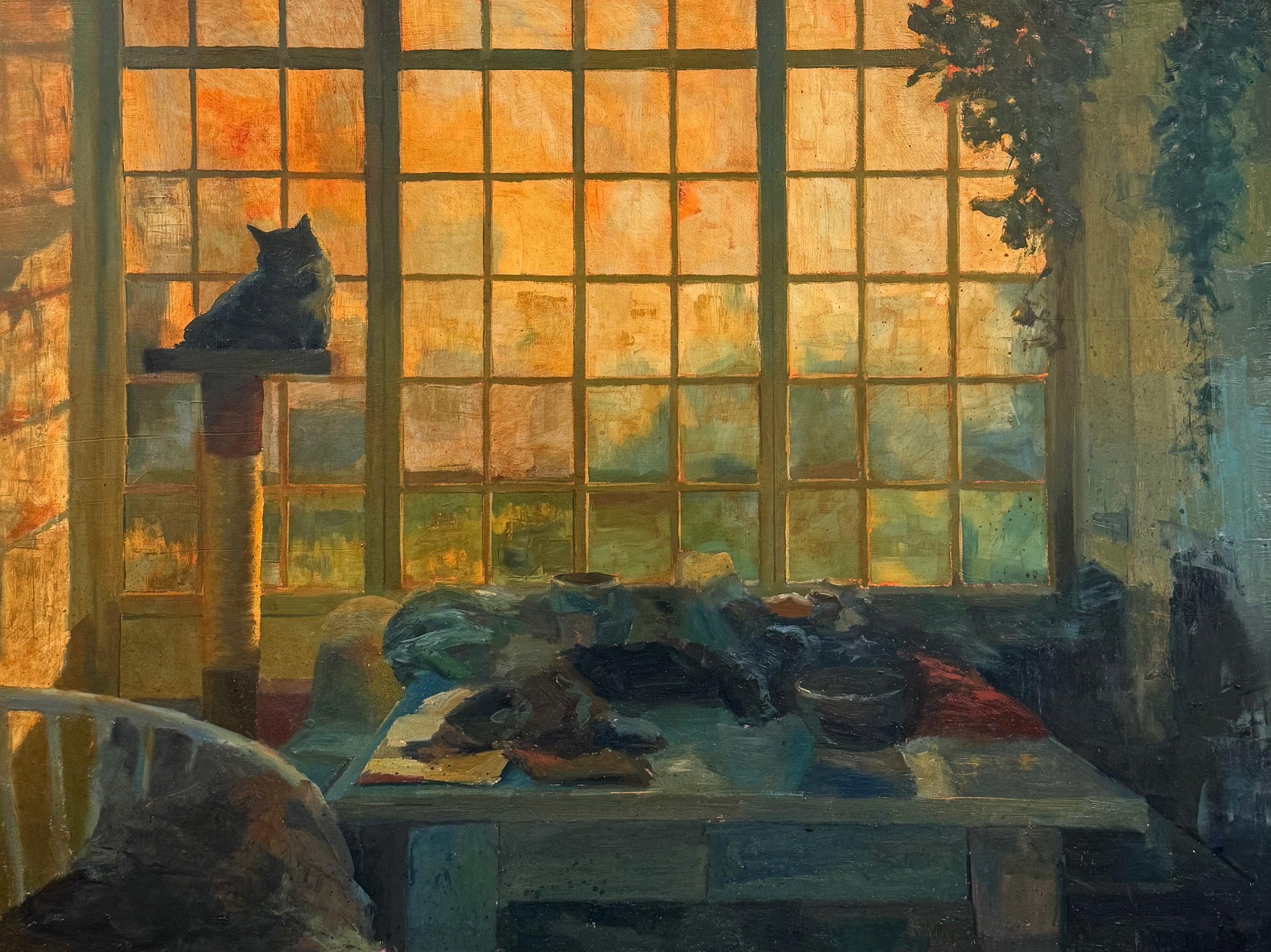 At Least It All Meant Something, 2025 • Oil on canvas • 30 × 40 in.