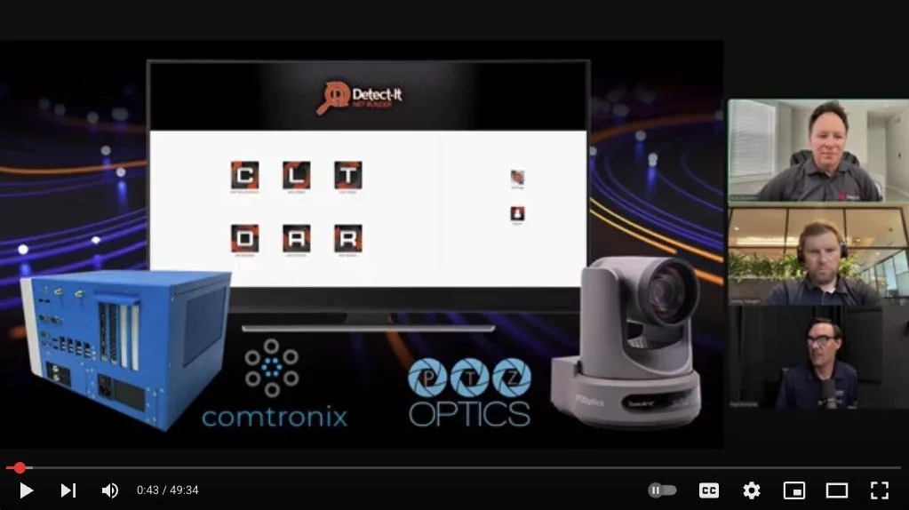 Detect-It, PTZ Optics and Comtronix host Webinar about integrating AI into Industrial Manufacturing