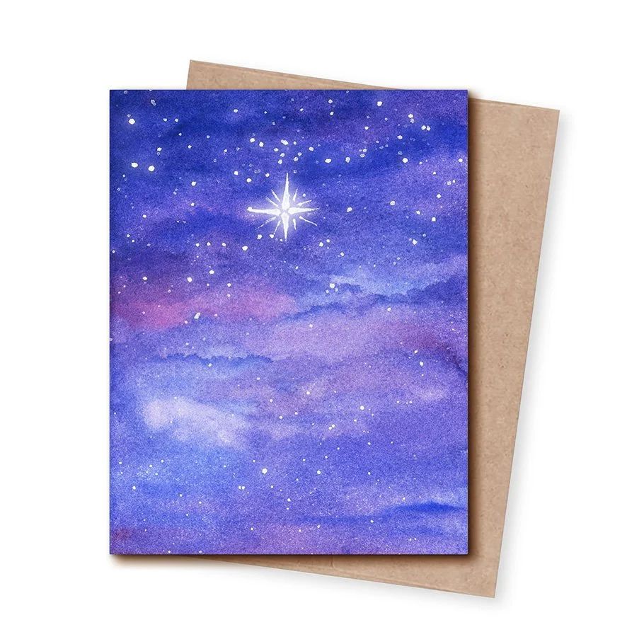 Magic Star - Greeting Card