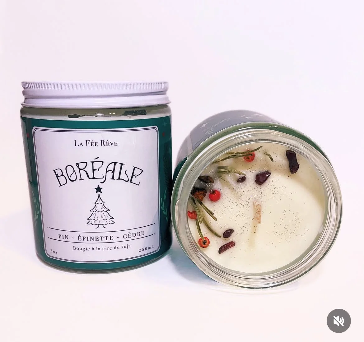 Candle Boréale by La fée rêve