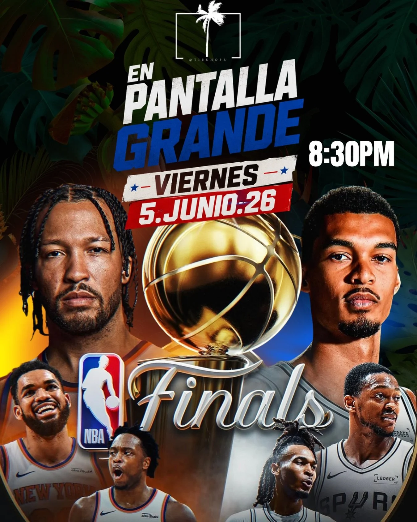 🏀🔥 &iexcl;LA BATALLA POR EL TROFEO COMIENZA! 🔥🏀

Este viernes 5 de junio nos vamos con la emoci&oacute;n de las Finales de la @nba en pantalla grande. 📺🏆

Re&uacute;ne a tu combo, pide tus platos favoritos, disfruta de las cervezas bien fr&iacu