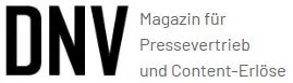 Logo der DNV mit dem Text 'Magazin für Pressevertrieb und Content-Erlöse'