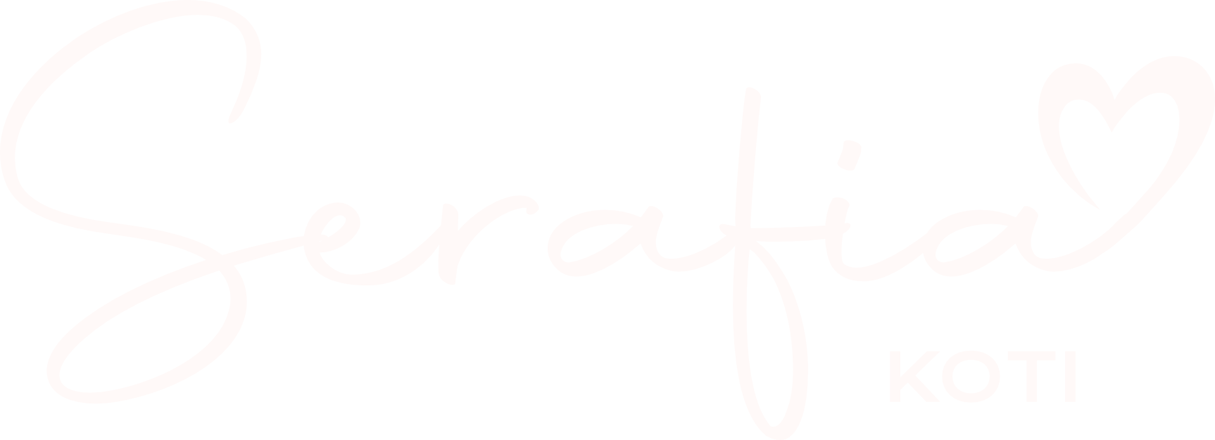 Yrityksen logo. Logossa lukee: Serafia Koti.
