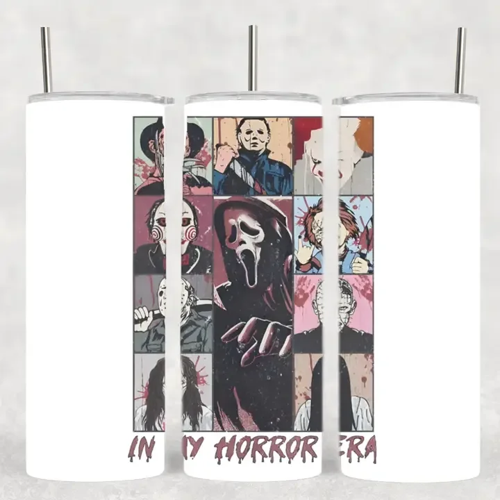 Tumbler - In My Horror Era (ghostface/Scream design)