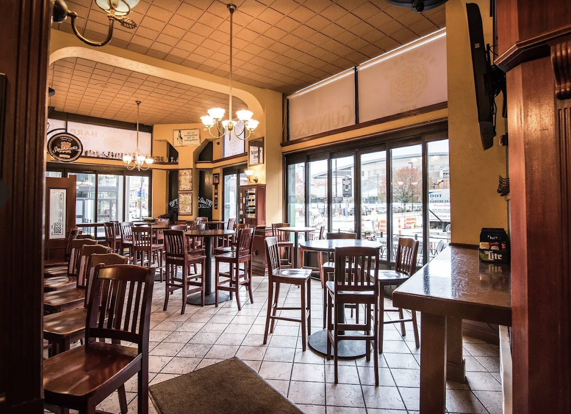 Flannery's Pub Corner Bar Before Renovations