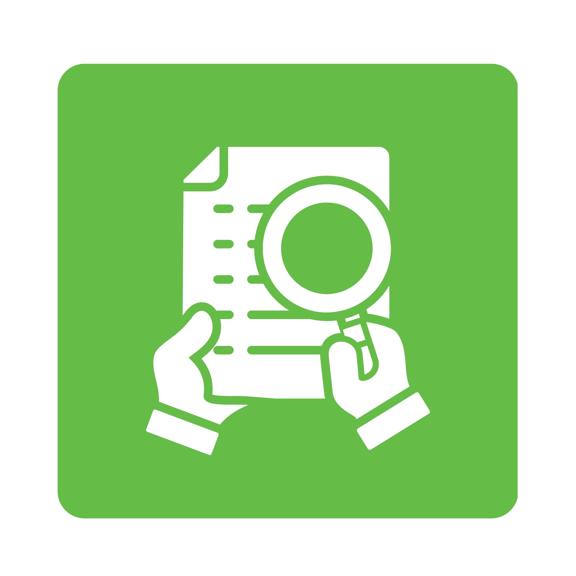 Green icon with a stylized washing machine in white.