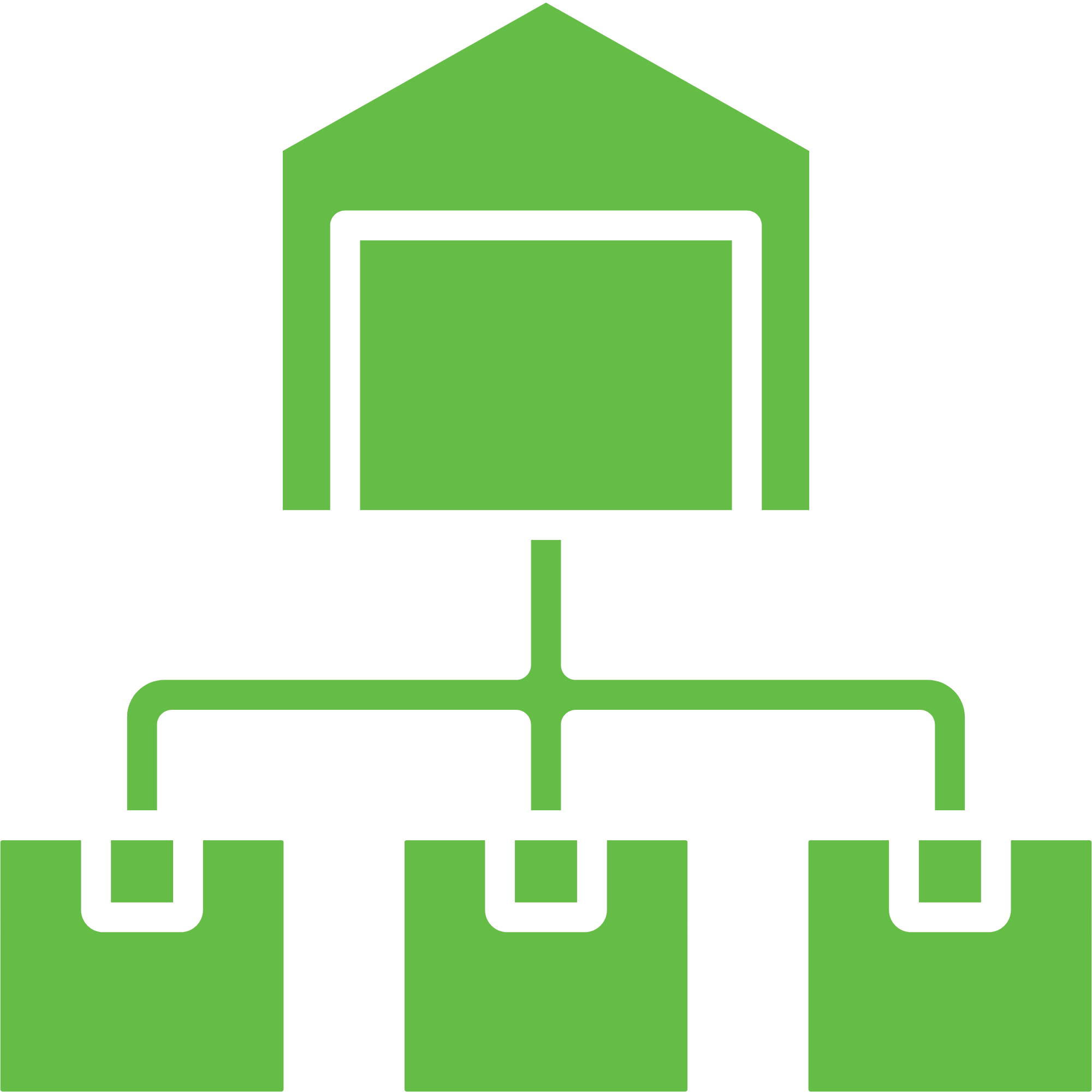 Line art illustration of a house with a lawn, featuring a roof, windows, and a door, all in green and black.