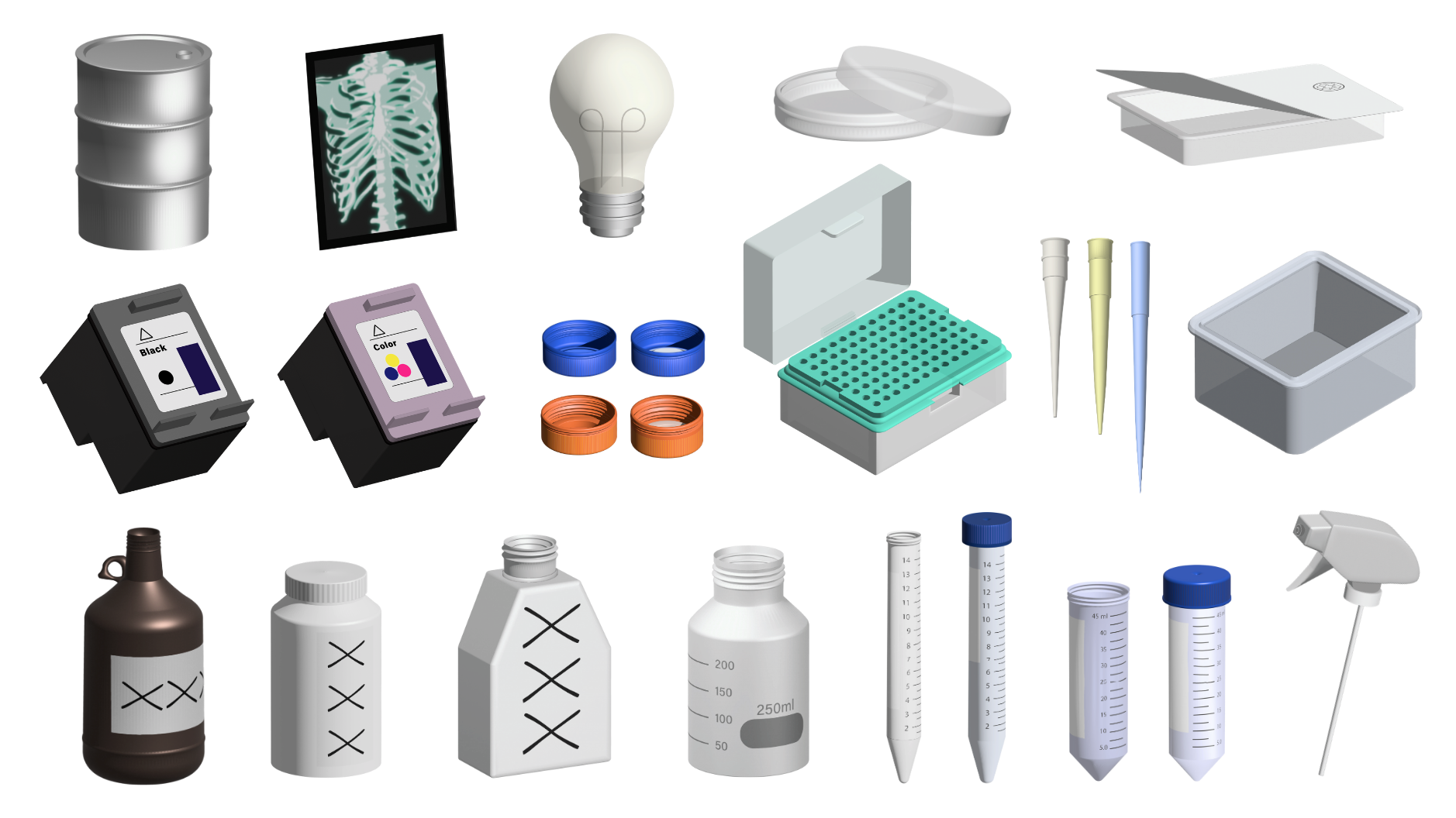 Lab Waste Graphics
