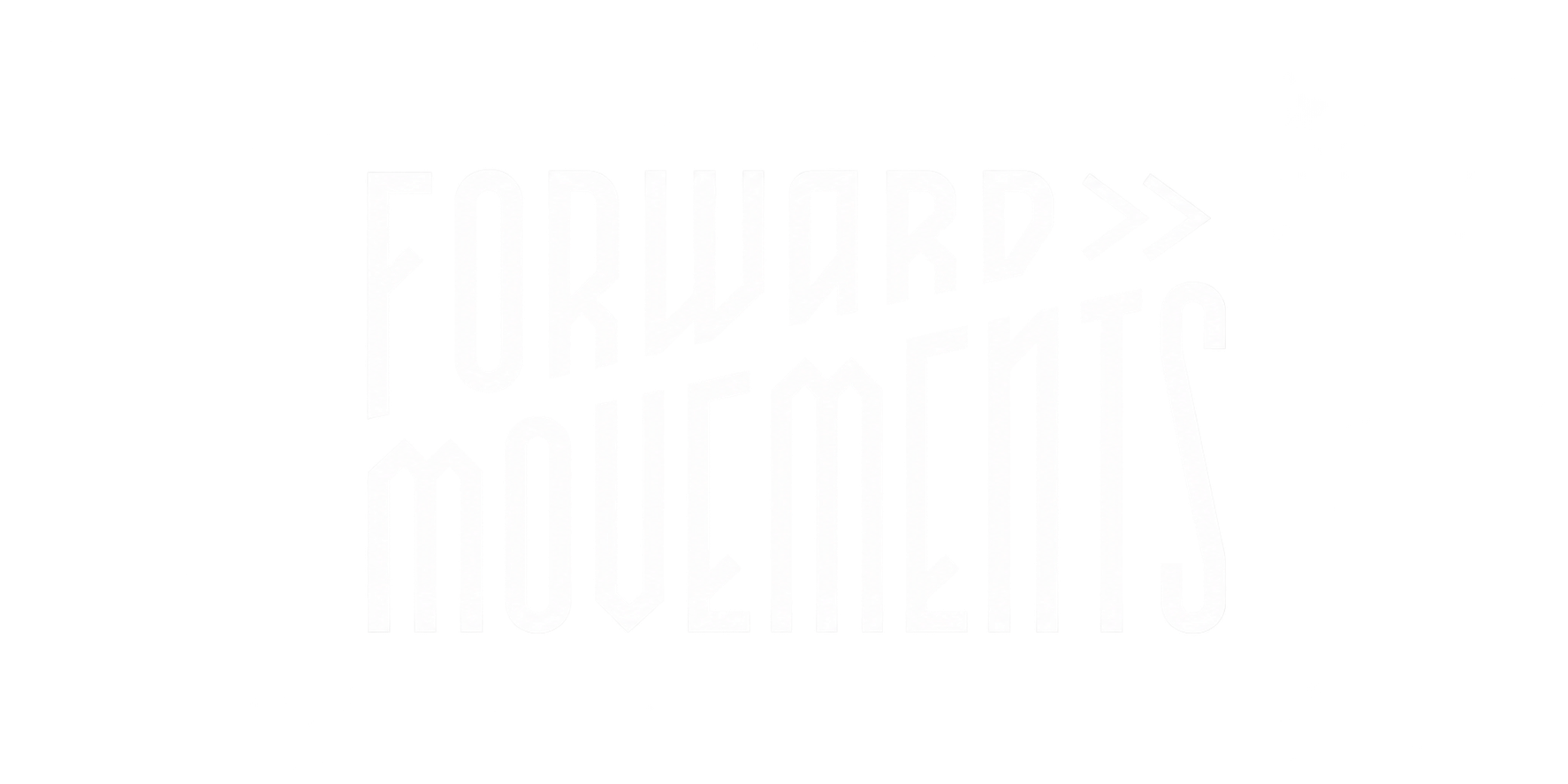 Logo typographique de la compagnie de danse Forward Movements