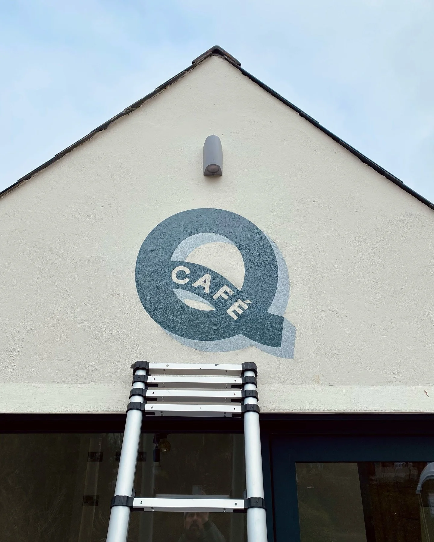 Finishing touches.

I spent the morning up a ladder sign painting the finishing touches to my latest sign commission for the lovely folk at Q Caf&eacute; here in St Agnes, Cornwall.

I'm hoping to capture some better photos once the sun comes out, th