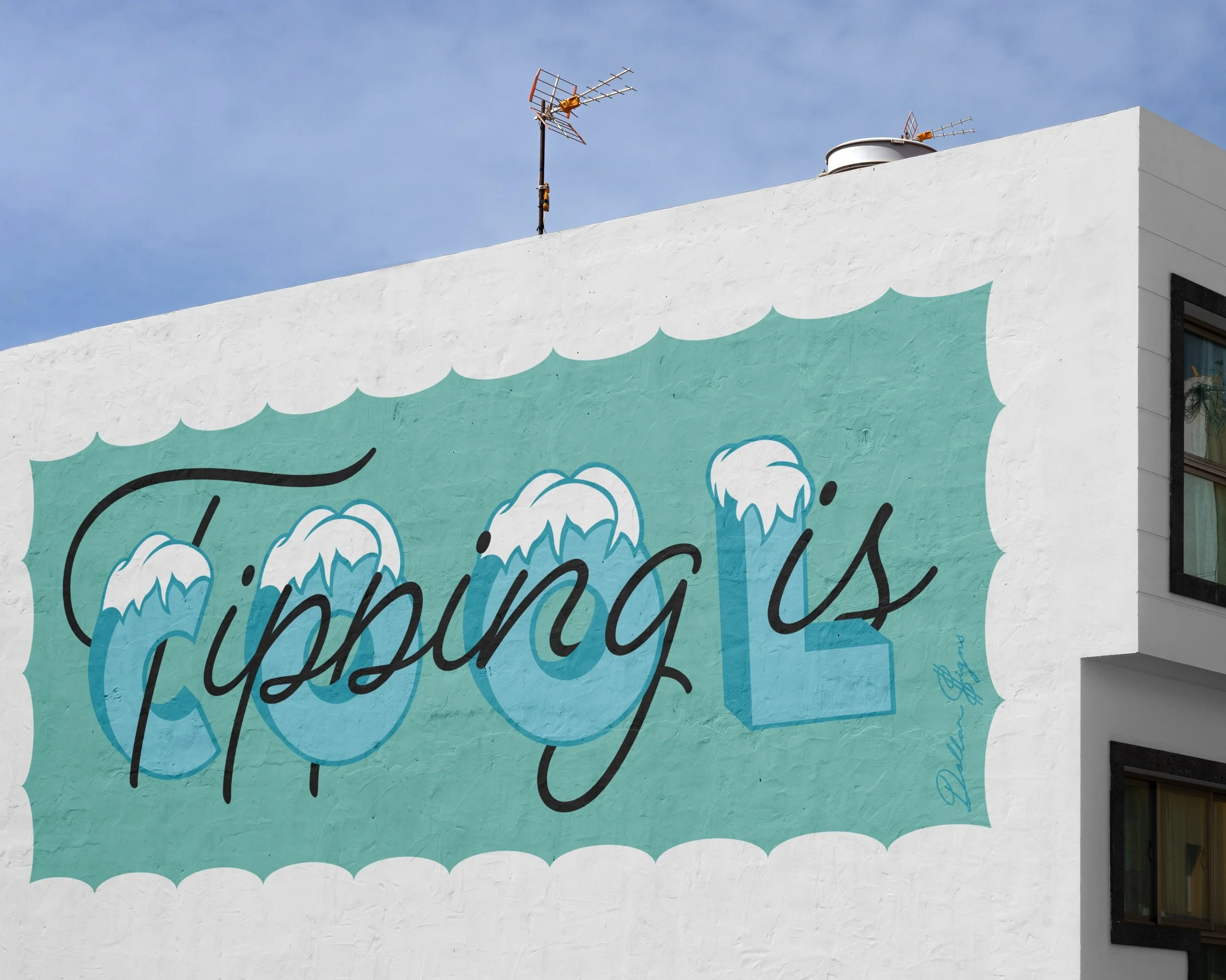 Tip your local sign painter, it&rsquo;s cool.

A sneaky peak at a design for a self commissioned sign, that&rsquo;s been bouncing around my brain this week. Feels good to get it off my mind.

Looking forward to sign painting this one in the flesh (al