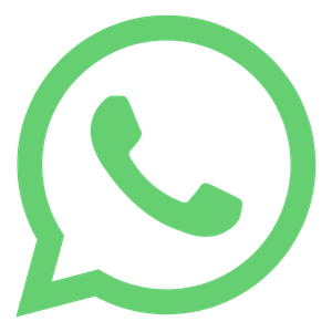 Green WhatsApp logo on a black background
