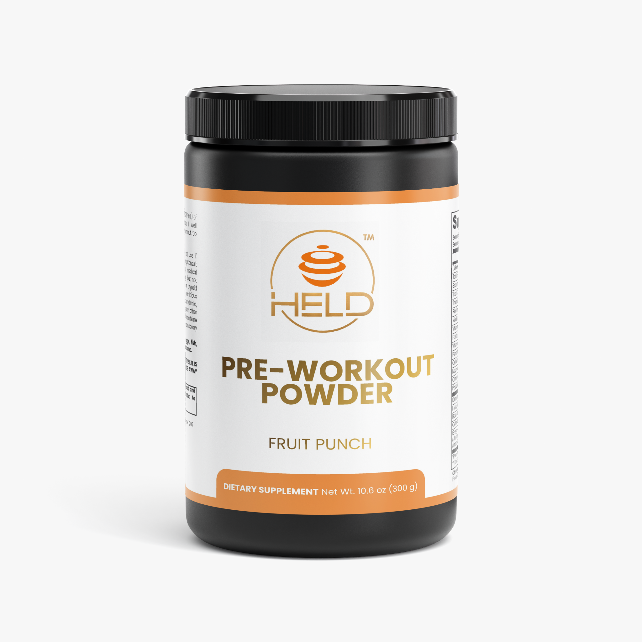HELD PRE WORKOUT