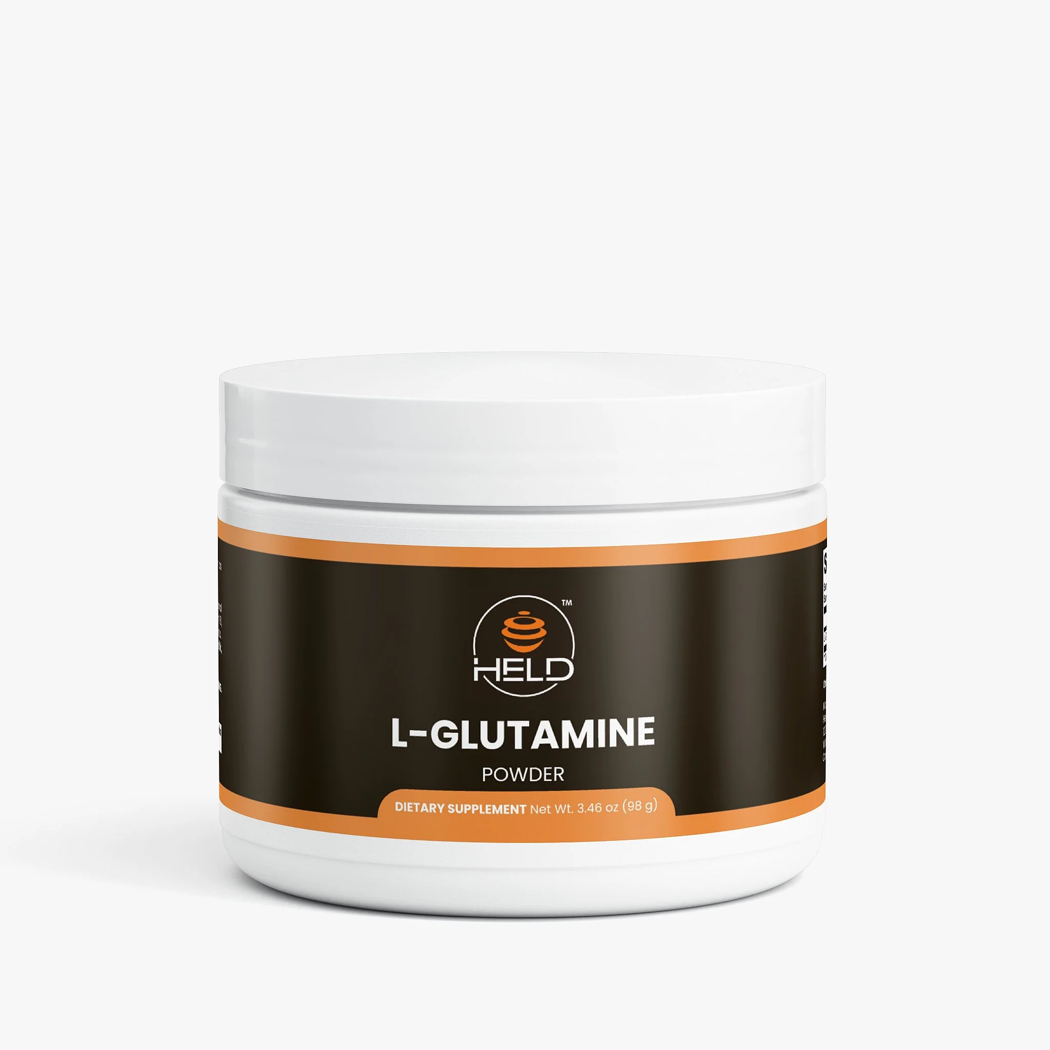 HELD GLUTAMINE POWDER
