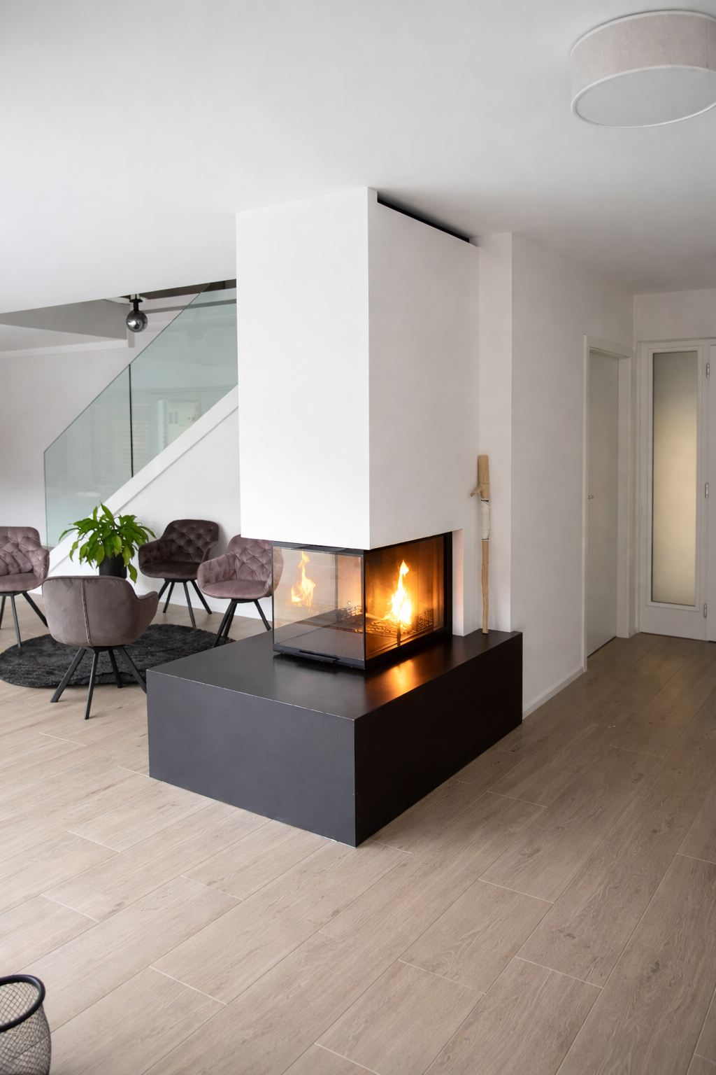 Création de cheminée de salon