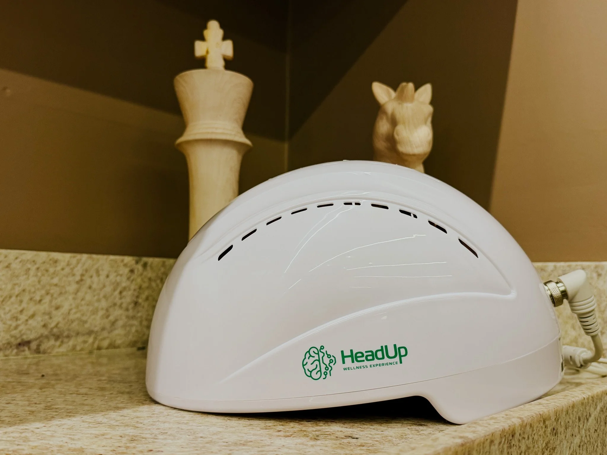 Capacete HeadUp (fotobiomodulação transcraniana)