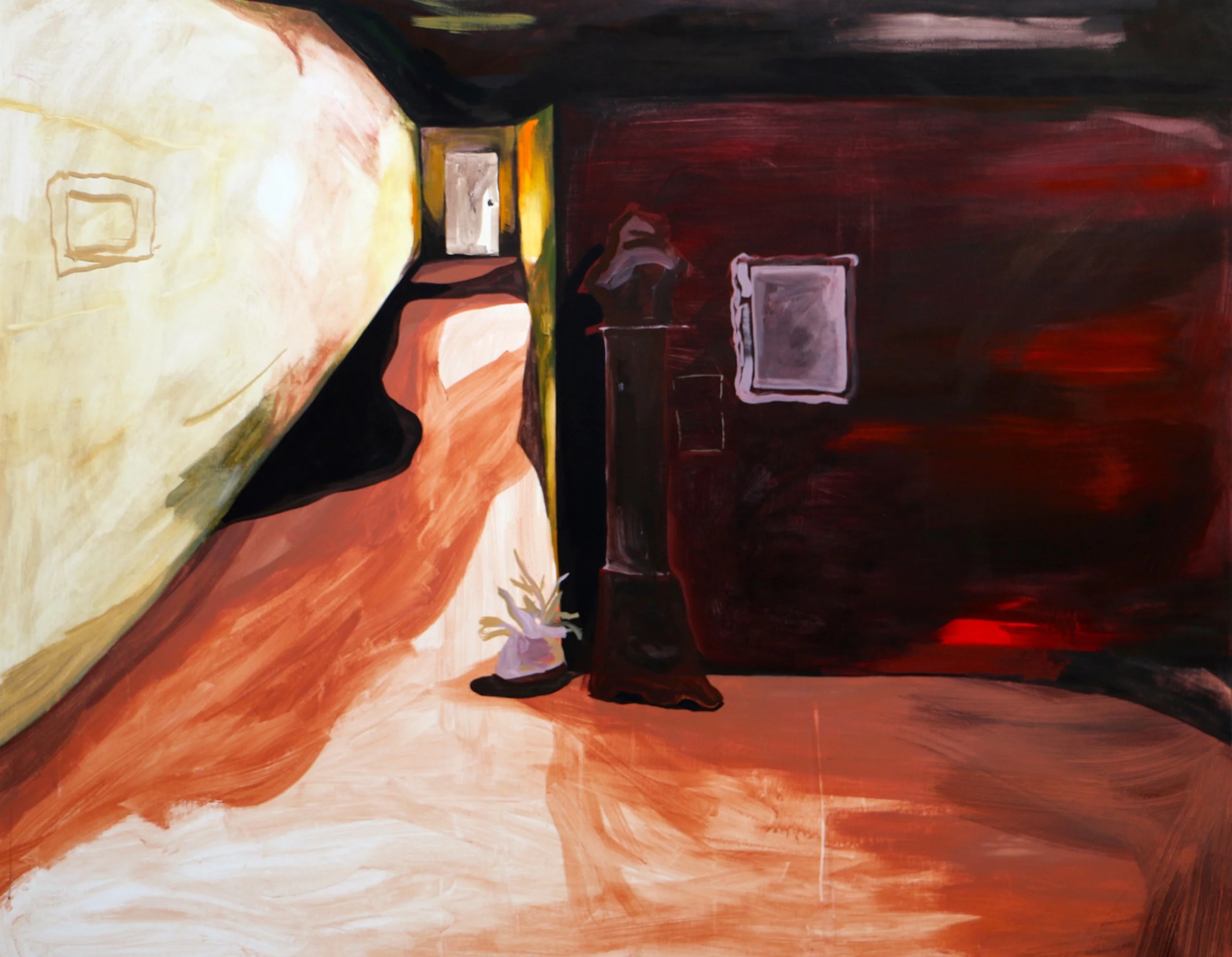 colorfield contemporary abstraction by Sarah Heyward, New Mexico based artist.