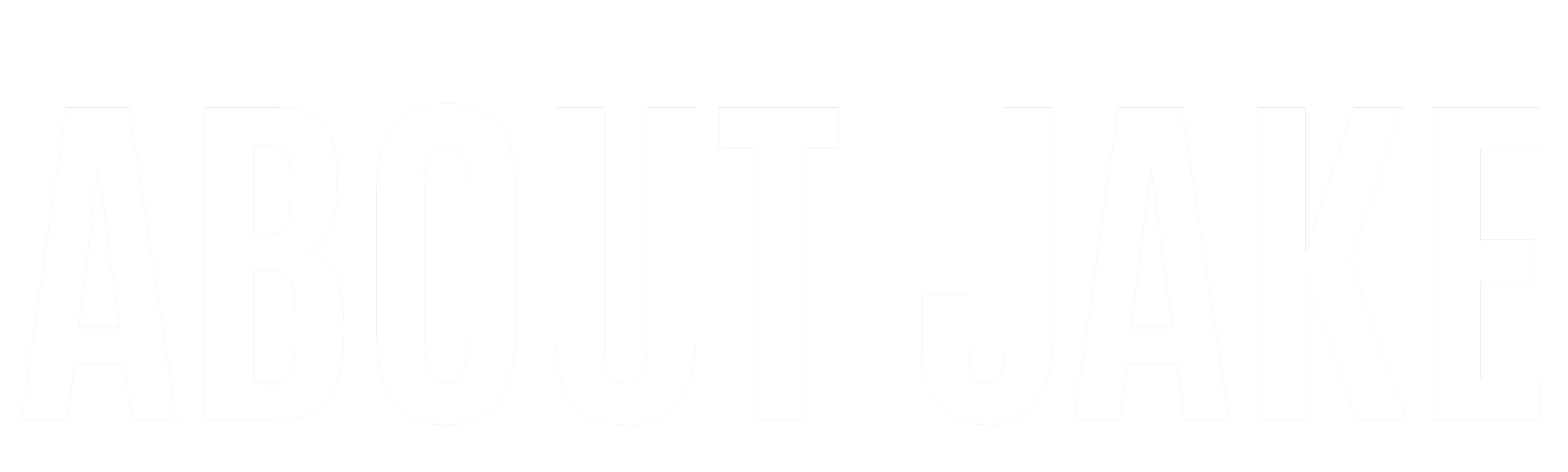 About Jake text design.