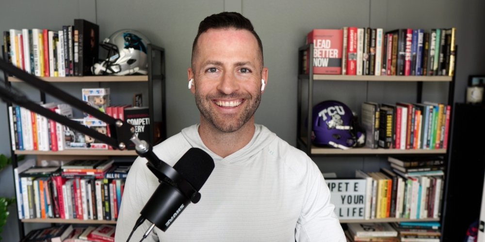 Jake being interviewed on a podcast
